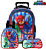 Kit Mochila Infantil Escolar Pj Mask Com Rodinhas - Imagem 1