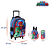 Kit Mochila Infantil Escolar 3d Com Rodinhas Pj Masks - Imagem 3