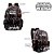 Mochila Escolar Bolsa do Star Wars Preta De Costas - Imagem 3