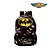Mochila Escolar Bolsa do Batman Reforçada Preta De Costas - Imagem 1