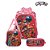 Kit Mochila Infantil Escolar Miraculous 3D Ladybug C Rodinha - Imagem 1