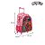 Mochila Infantil Escolar Miraculous 3D Ladybug Com Rodinhas - Imagem 3