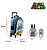 Kit Mochila Escolar Infantil Super Mario E Luigi Com Rodinha - Imagem 3