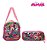 Kit Mochila Escolar Bolsa Minnie Rosa 3D Disney Rodinha - Imagem 6