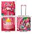 Kit Mochila Escolar Bolsa Minnie Rosa 3D Disney Rodinha - Imagem 4