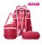Kit Mochila Escolar Bolsa Minnie Rosa 3D Disney Rodinha - Imagem 7