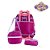 Kit Mochila Infantil Escolar Princesinha Sofia Rodinhas - Imagem 6