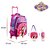 Kit Mochila Infantil Escolar Princesinha Sofia Rodinhas - Imagem 3