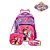 Kit Mochila Infantil Escolar Princesinha Sofia Rodinhas - Imagem 1