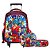Kit Mochila Escolar Infantil 3D Dragon Ball Z Com Rodinhas - Imagem 1