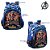 Kit Mochila Escolar Infantil Vingadores 3D Marvel Costas - Imagem 2