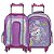 Mochila Escolar Menina Unicórnio Costas Kit Lancheira+Estojo - Imagem 6