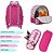 Mochila Escolar Minnie Bolsa Rodinha Kit Lancheira+Estojo - Imagem 6