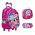 Kit Mochila Infantil Lol 3D Bolsa Rodinha Lancheira+Estojo - Imagem 1