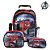 Kit Mochila Escolar Bolsa Homem Aranha Spider Dark Rodinha - Imagem 1