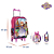 Kit Mochila Escolar Infantil Princesinha Sofia C Rodinha - Imagem 3