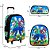 Mochila Escolar Infantil Mario Bross Com Rodinhas + Estojo - Imagem 3