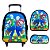 Mochila Escola Infantil Mario Bross Rodinha Lancheira+Estojo - Imagem 1