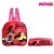 Mochila Escolar Minnie Mouse Criança Costas Lancheira+Estojo - Imagem 5