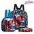 Kit Mochila Escolar Pequena Homem Aranha Vingadores Costas - Imagem 1