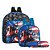 Mochila Escolar Capitão América Costas Kit Lancheira+Estojo - Imagem 1