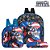 Kit Mochila Escolar Pequena Capitão América Vingadores Costa - Imagem 1
