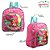 Kit Mochila Escolar Pequena Moranguinho Rosa De Costa - Imagem 2