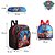 Kit Mochila Escolar Pequena Patrulha Canina Azul Costas - Imagem 3
