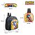 Kit Mochila Escolar Pequena Sonic Colors Jogo Sega Costas - Imagem 3