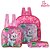 Kit Mochila Escolar Gata Marie Infantil Meninas Costa - Imagem 1