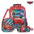 Kit Mochila Escolar Bolsa Carros McQueen Disney Rodinha - Imagem 1