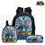 Kit Mochila Escolar Mario Bross Infantil Meninos Costa - Imagem 1