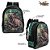 Kit Mochila Escolar Bolsa Dinossauro T-Rex Zoo Menino Costas - Imagem 2