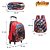 Mochila Escolar Vingadores Marvel Rodinha Lancheira+Estojo - Imagem 3