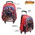 Mochila Escolar Vingadores Marvel Rodinha Lancheira+Estojo - Imagem 2