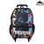 Kit Mochila Escolar Bolsa Jogo Fortnite Gamer Rodinha - Imagem 1