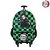 Mochila Escola Demon Slayer Tanjiro Rodinha Lancheira+Estojo - Imagem 5