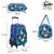Kit Mochila Escolar Os Pinguins Madagascar Disney Rodinha - Imagem 3