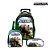Mochila Escolar Infantil Minecraft Rodinha Lancheira+Estojo - Imagem 1