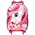 Mochila Infantil Escolar Unicórnio Rodinha Lancheira+Estojo - Imagem 6