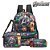 Mochila Escola Avengers HQ Marvel Costa Kit Lancheira+Estojo - Imagem 1