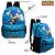Mochila Escolar Sonic SEGA Colors Costa Kit Lancheira+Estojo - Imagem 2
