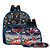 Mochila Escolar Carros McQueen Costas Kit Lancheira+Estojo - Imagem 1