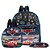 Mochila Escolar Carros Disney Costas Kit Lancheira+Estojo - Imagem 1