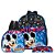 Mochila Escolar Mickey Mouse Disney Costa Lancheira+Estojo - Imagem 1