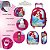 Kit Mochila Infantil Escolar Pequena Sereia Ariel C Rodinha - Imagem 3