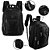 Mochila Bolsa Executiva Preta Grande P/Notebook Reforçada - Imagem 2