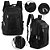 Mochila Executiva Multifuncional P Notebook Resistente Preta - Imagem 2