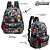 Mochila Escolar Bolsa Avengers Marvel Preta Costas - Imagem 2