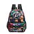 Mochila Escolar Bolsa Avengers Marvel Preta Costas - Imagem 1